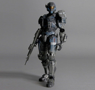 Illustration for article titled Get Up Close With Halo: Reach's Fancy Action figures